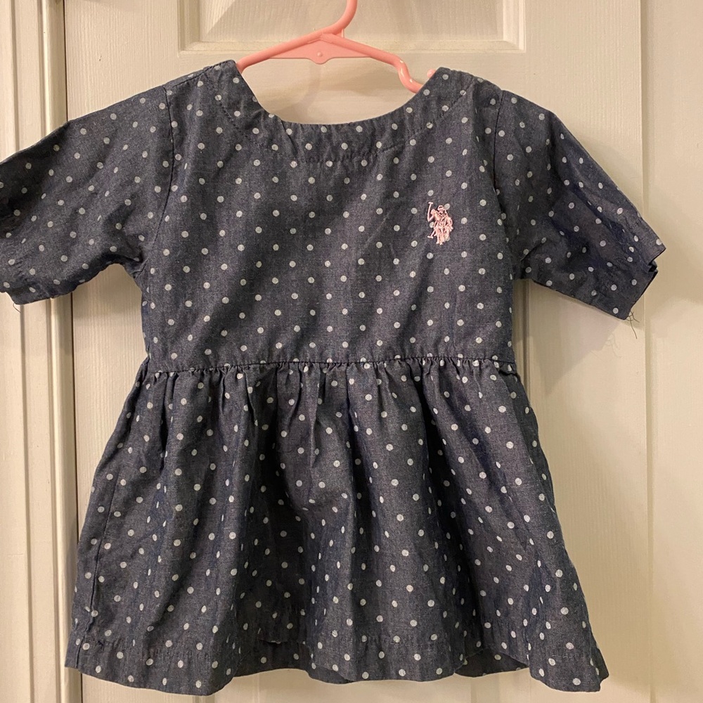 Cute girls polka dot tunic 3T